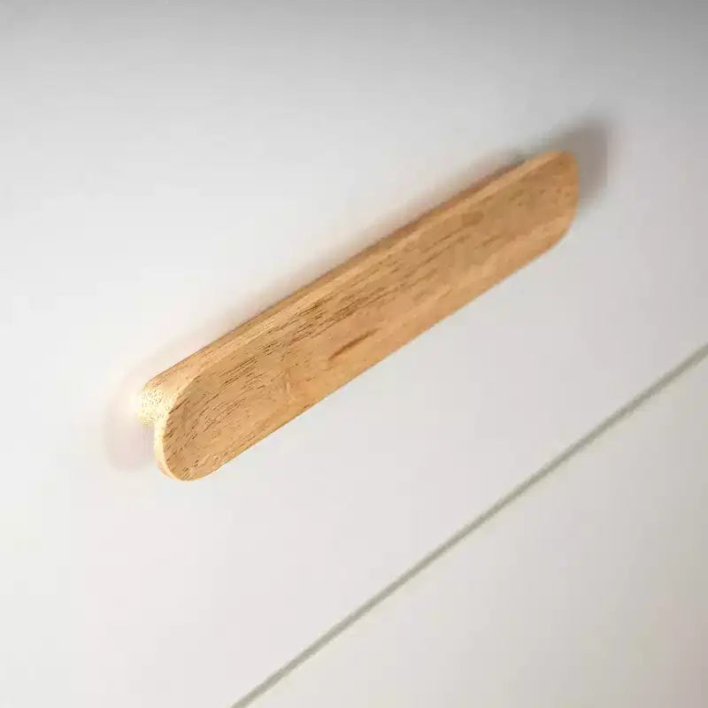 Commode à 3 tiroirs (blanc + chêne rouge)