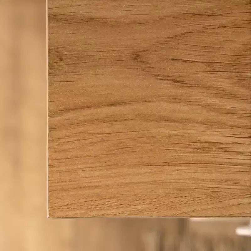 Commode à 3 tiroirs (blanc + chêne rouge)