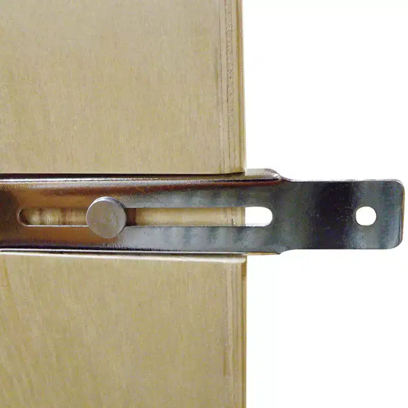 5 organisateurs de rangement coulissants pour armoires de cuisine murales, étagères réglables coulissantes pour porte-épices ou conserves, bois et chrome, 448-WC-5C