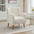 Fauteuil club capitonné moderne avec accoudoirs, canapé simple