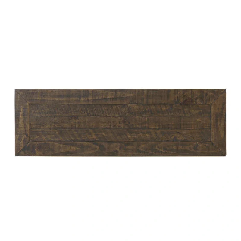 The Gray Barn Downington Table console de canapé à 2 tiroirs en bois massif